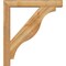 Ekena Millwork Funston Block Rough Sawn Bracket w/ Offset Brace, Western Red Cedar, 6"W x 36"D x 40"H BKT0604X36X40FST05RWR - alternate 4